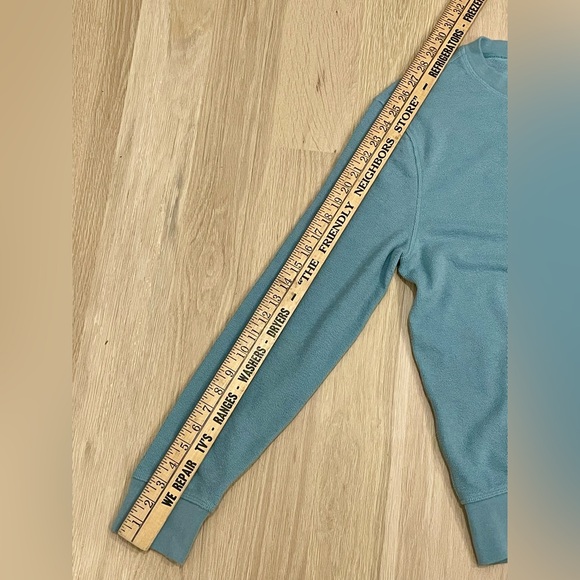 J. Crew Men's Crewneck Sweater in Soft Blue - Picture 8 of 9